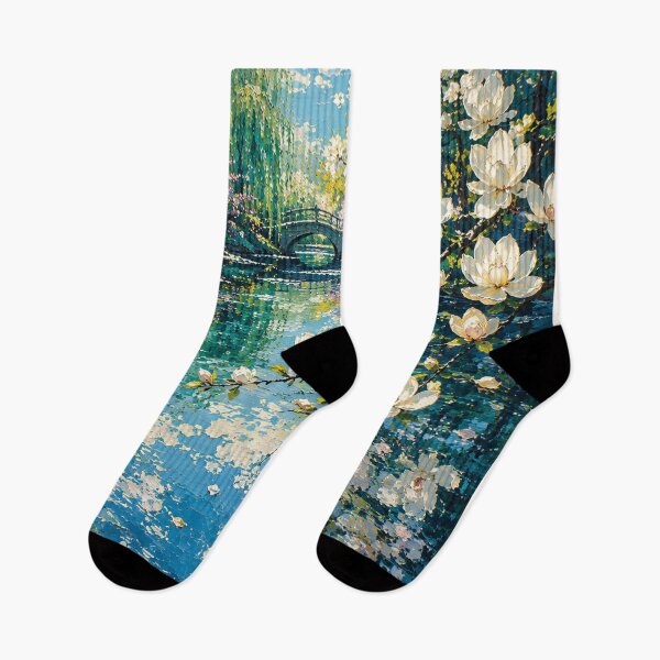 Item preview, Spring reflections in a serene garden designed and sold by glenhiggins.