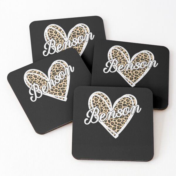Item preview, Benson Leopard Heart Personalized Name designed and sold by cerima.