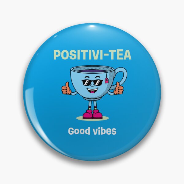 Artikelvorschau, Positivity Tea Charakter - Gute Stimmung entworfen und verkauft von OhSoBrewtiful.