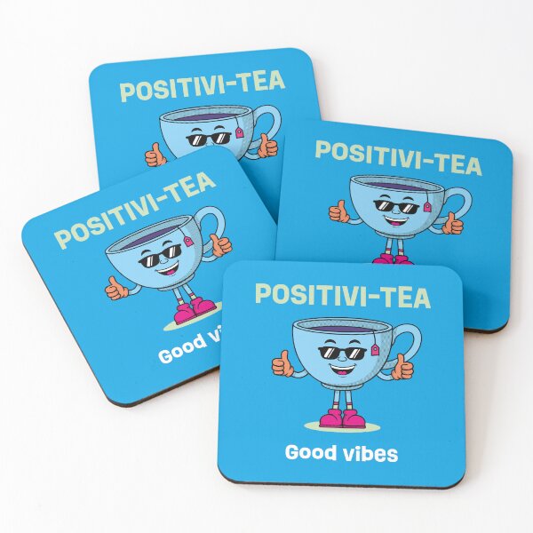 Item preview, Positivity Tea Character - Good Vibes designed and sold by OhSoBrewtiful.