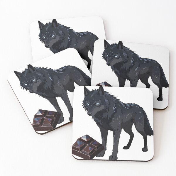 Item preview, Black Wolf Obsidian Chocolate designed and sold by IllumeInk.