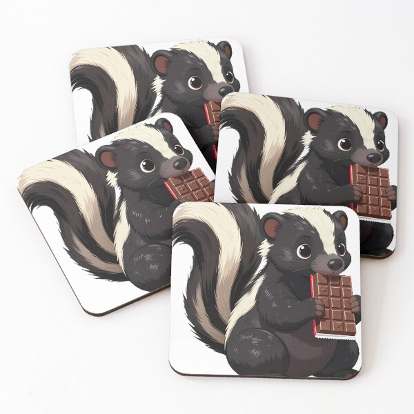Item preview, Striped Skunk Chocolate Bar designed and sold by pumsquare.