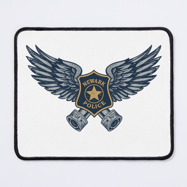Item preview, Newark Police Eagle Badge T-Shirt, Police Officer Gift, Law Enforcement Support Graphic Tee designed and sold by pawsome purrfect.