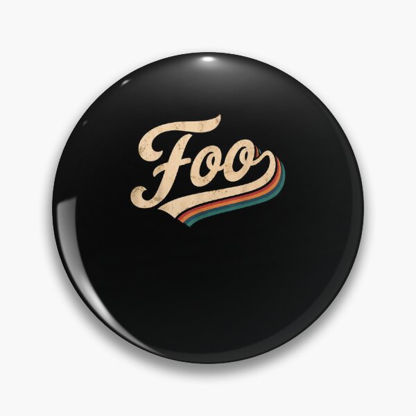 Item preview, Retro Foo Inspired Rock Fan Vintage Design designed and sold by Glow-Paw-Studio.