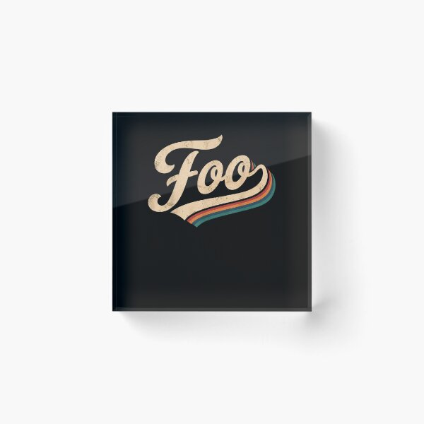 Item preview, Retro Foo Inspired Rock Fan Vintage Design designed and sold by Glow-Paw-Studio.