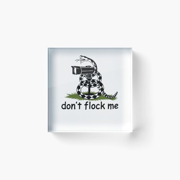 Item preview, Don't Flock Me Gadsden Snake Liberty Political Statement designed and sold by Mind-Drift.