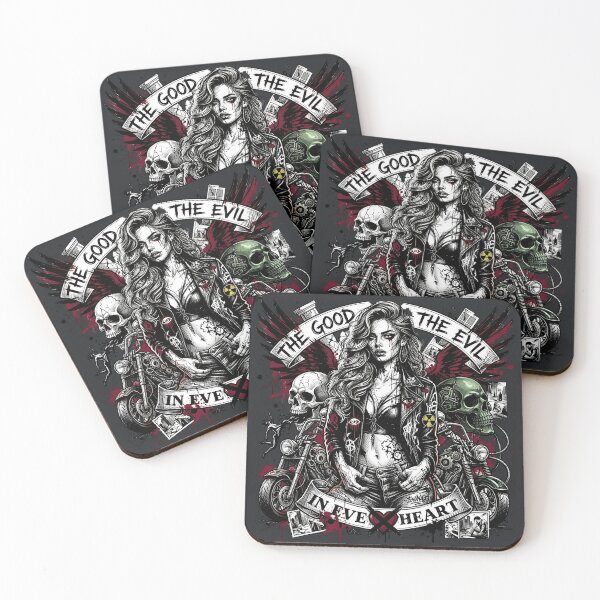 Item preview, Gothic Biker Woman Skull Collage designed and sold by Voodoo Store Paranormal Collections.
