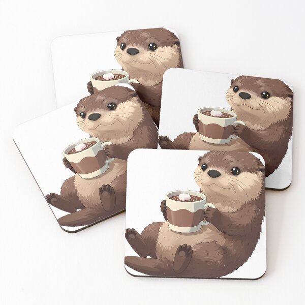Item preview, Otter Hot Chocolate Mug designed and sold by pumsquare.