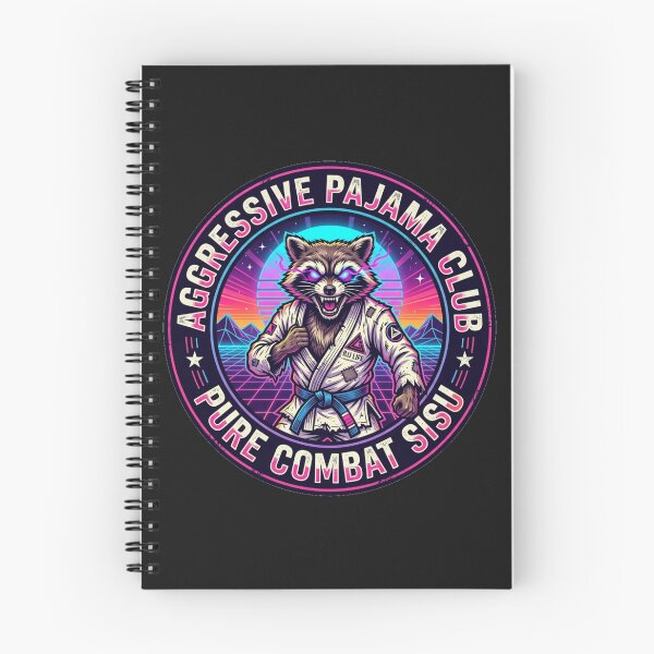 Item preview, Jimothy Raccoon - BJJ Aggressive Pajama Club designed and sold by SisuPrintsCo.
