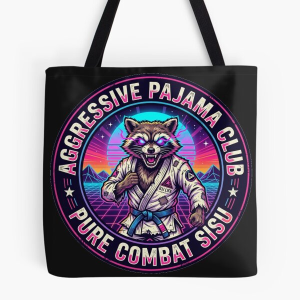 Item preview, Jimothy Raccoon - BJJ Aggressive Pajama Club designed and sold by SisuPrintsCo.