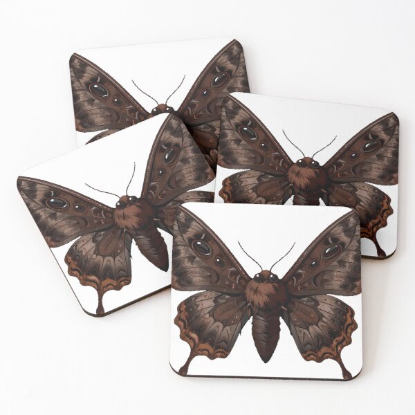 Item preview, Dark Moth Cocoa Powder Wings designed and sold by IllumeInk.