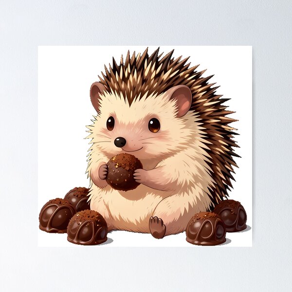 Item preview, Hedgehog Chocolate Truffles designed and sold by pumsquare.