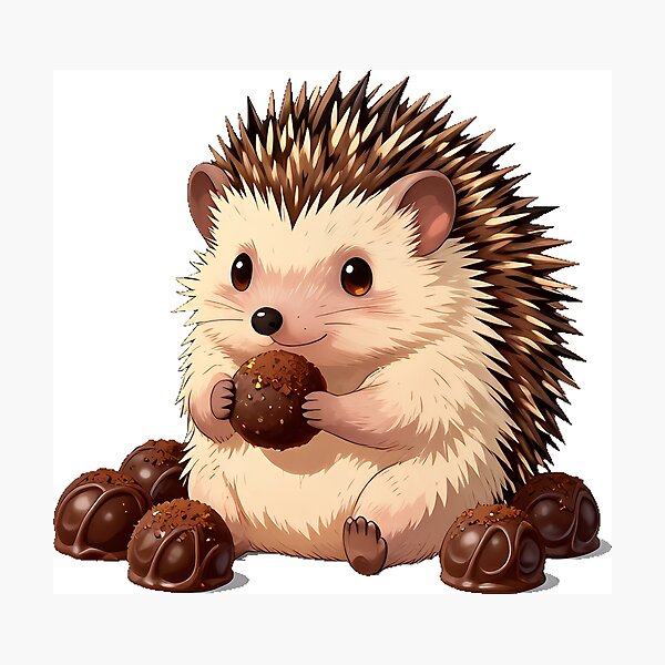 Item preview, Hedgehog Chocolate Truffles designed and sold by pumsquare.