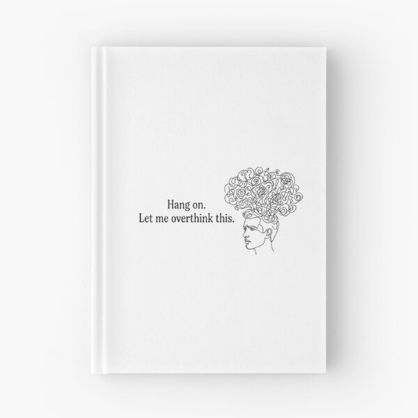 Item preview, Hang On Let Me Overthink This Funny Introvert Anxiety Quote designed and sold by Angie-Atelier.