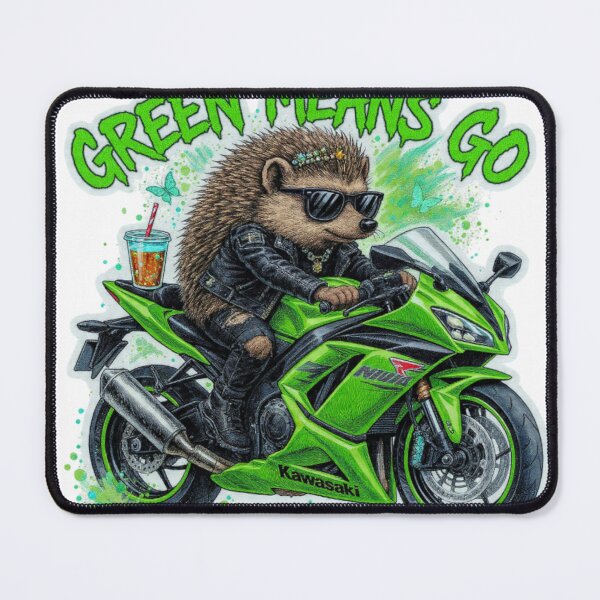 Item preview, Green Means Go - Ninja Boba Tea Ride designed and sold by Hellulandia - no nää ny vaa o tämmöne.