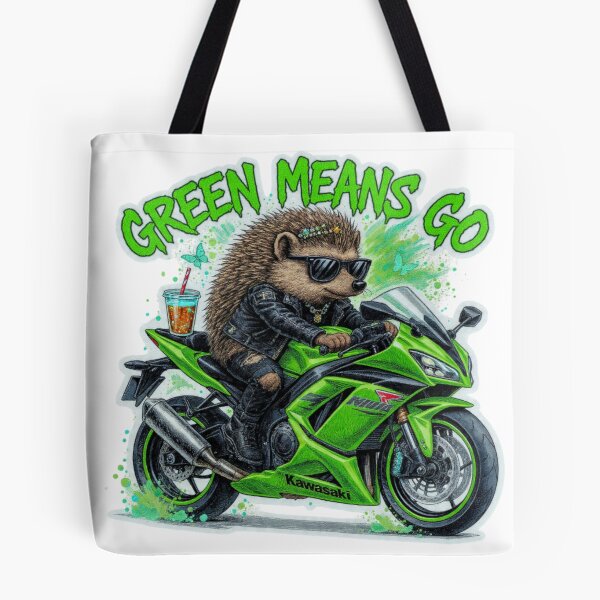 Item preview, Green Means Go - Ninja Boba Tea Ride designed and sold by Hellulandia - no nää ny vaa o tämmöne.