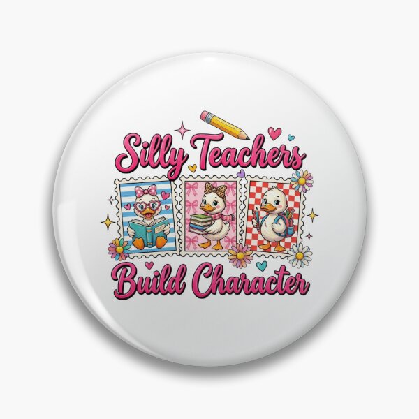 Item preview, Silly Teachers Build Character Cute Duck Squad Back To School designed and sold by raedattia.