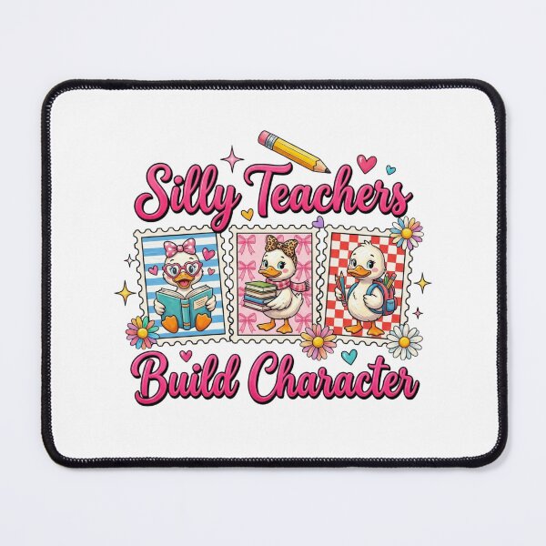 Item preview, Silly Teachers Build Character Cute Duck Squad Back To School designed and sold by raedattia.