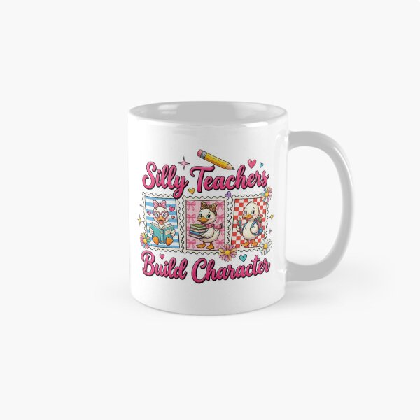 Item preview, Silly Teachers Build Character Cute Duck Squad Back To School designed and sold by raedattia.
