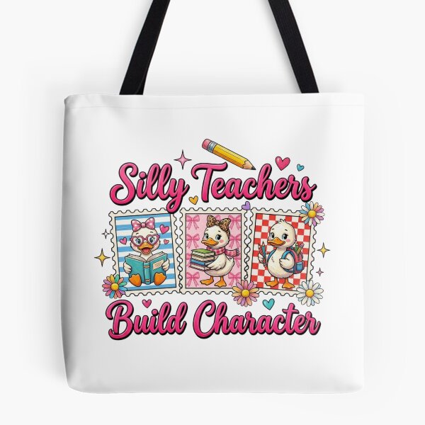 Item preview, Silly Teachers Build Character Cute Duck Squad Back To School designed and sold by raedattia.