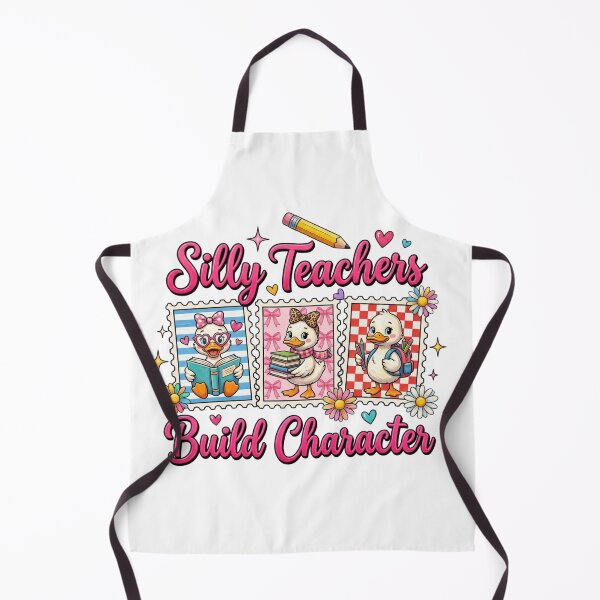Item preview, Silly Teachers Build Character Cute Duck Squad Back To School designed and sold by raedattia.