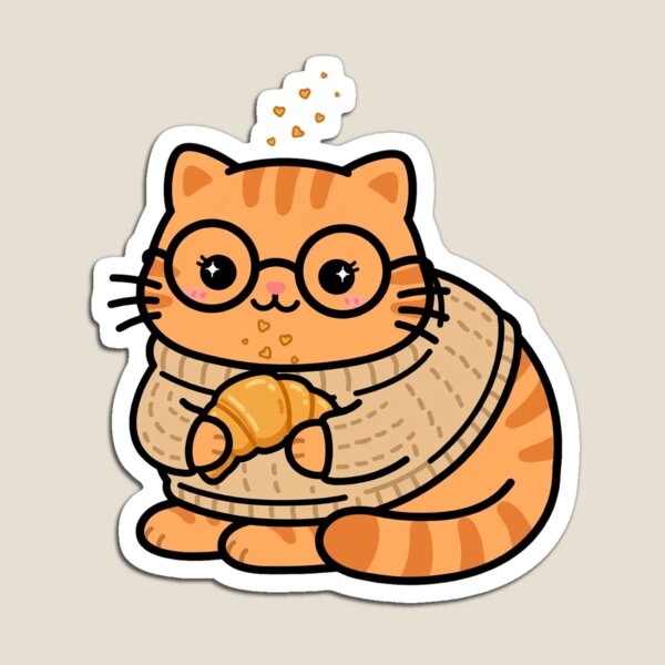 Item preview, Regalo acogedor de la panadería Croissant Cat designed and sold by ShirtHatch.