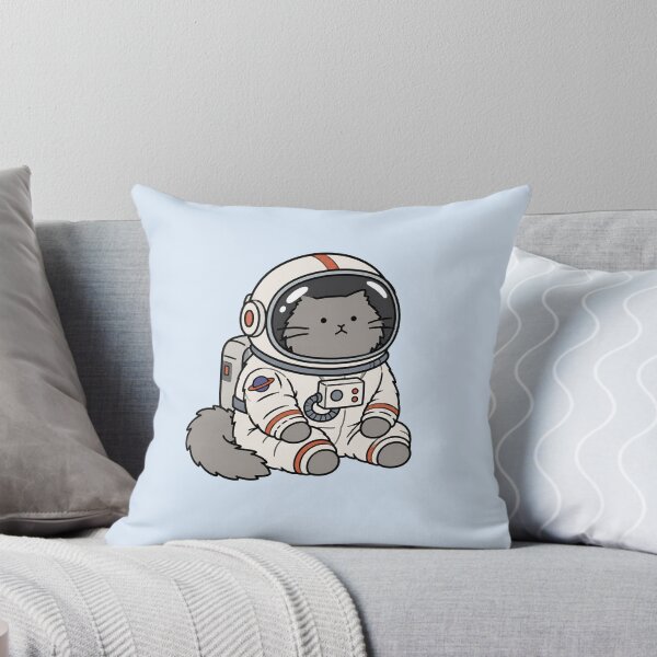 Item preview, Cute Astronaut Cat Sticker Design designed and sold by MonkiFlipp.