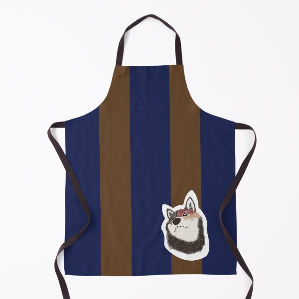 Item preview, Thick stripe (navy, brown) with Shiba Inu designed and sold by ShibaCruise-On.