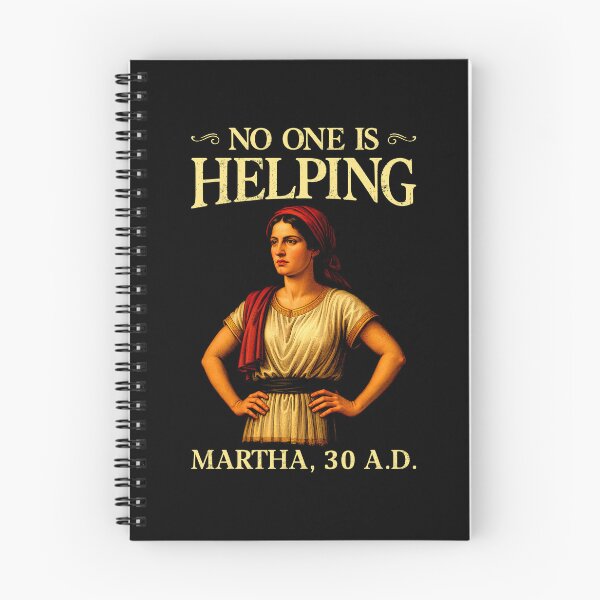 Item preview, No One is Helping Martha 30 AD Funny Christian designed and sold by Hedoraxe.