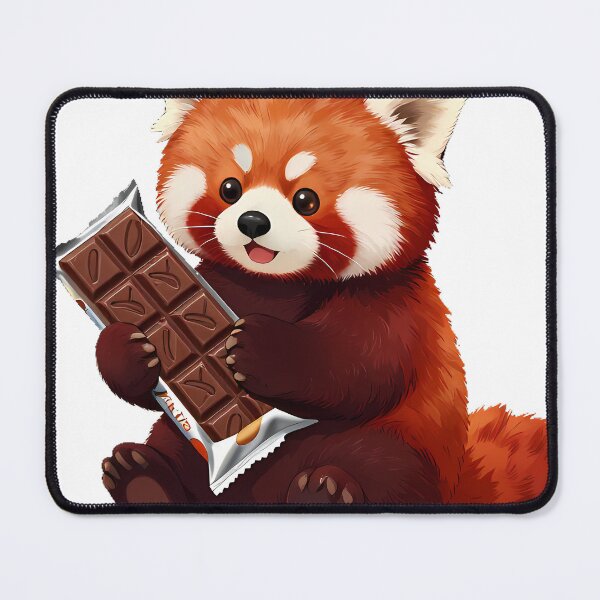 Item preview, Red Panda Chocolate Bar Hug designed and sold by pumsquare.