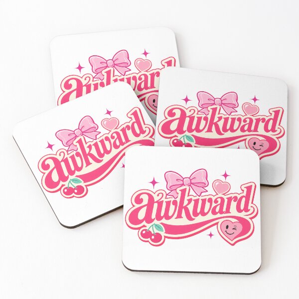 Item preview, Awkward Cute Girly Typography Design designed and sold by RedCircleArt.