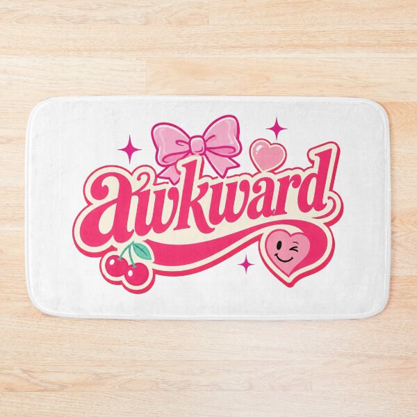 Item preview, Awkward Cute Girly Typography Design designed and sold by RedCircleArt.