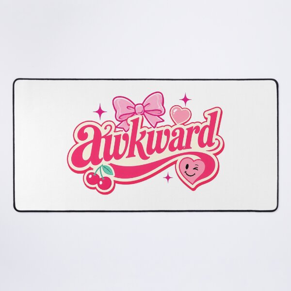Item preview, Awkward Cute Girly Typography Design designed and sold by RedCircleArt.