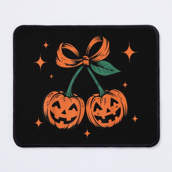 Item preview, Cute Jack O Lantern Pumpkin Cherries Funny Halloween Autumn Harvest Aesthetic designed and sold by DaphoLatara.