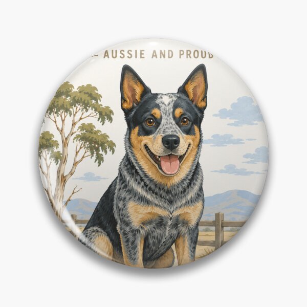 Item preview, Blue Heeler Aussie Icon  designed and sold by PamLeeDesign.