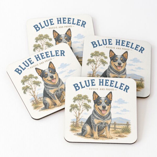 Item preview, Blue Heeler Aussie Icon  designed and sold by PamLeeDesign.