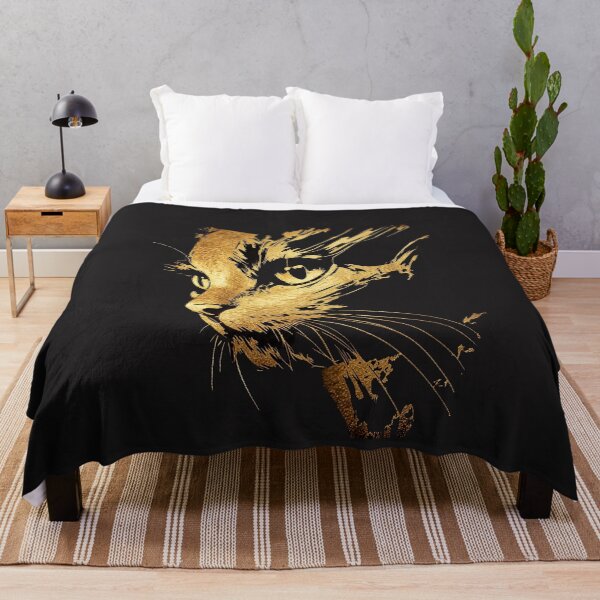 Item preview, Golden Ink Cat designed and sold by TitiaDesign.