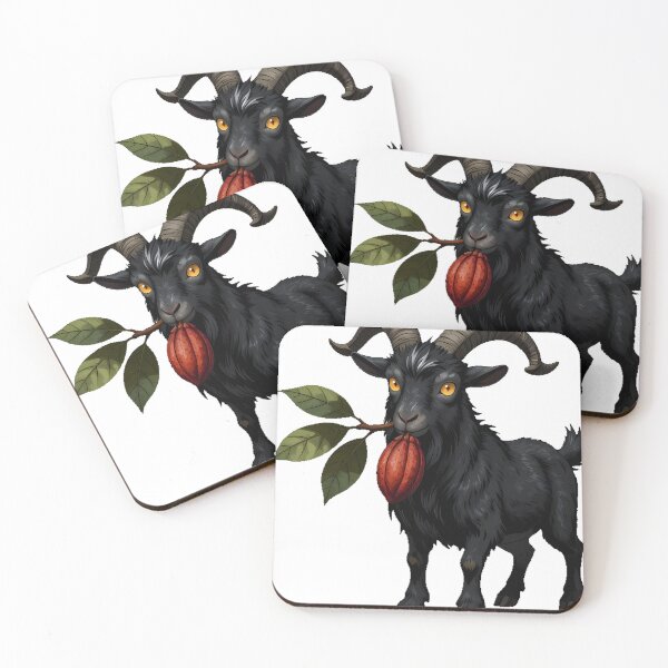 Item preview, Black Goat Dark Cacao designed and sold by IllumeInk.