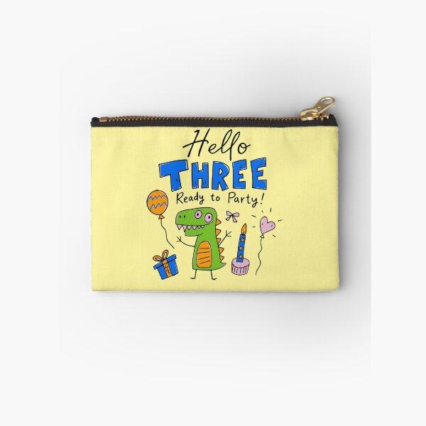 Item preview, Three-Rex Toddler Dino Party 3 Year Old Birthday Boy Girl Gift designed and sold by illeN-Art-World.