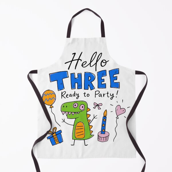 Item preview, Three-Rex Toddler Dino Party 3 Year Old Birthday Boy Girl Gift designed and sold by illeN-Art-World.