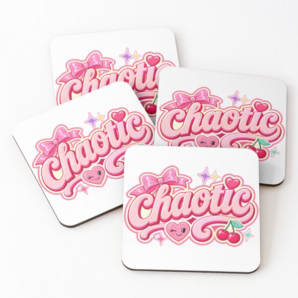 Item preview, Chaotic Cute Girly Typography Design designed and sold by RedCircleArt.
