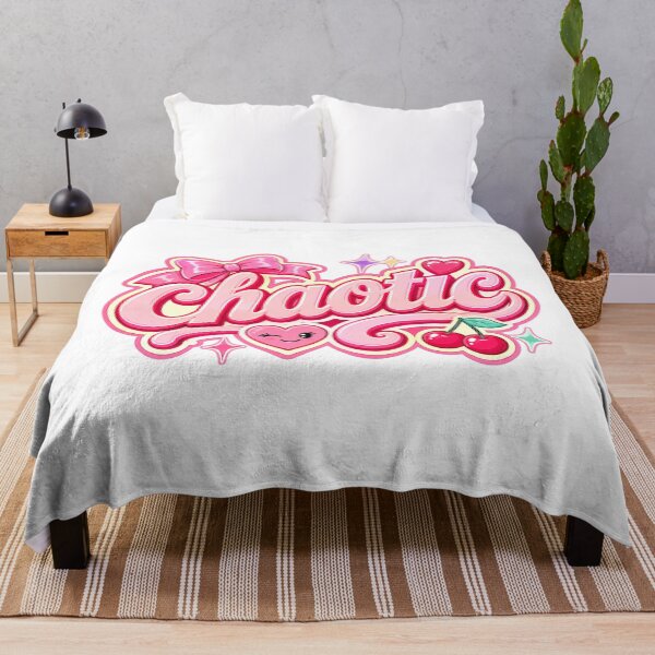 Item preview, Chaotic Cute Girly Typography Design designed and sold by RedCircleArt.