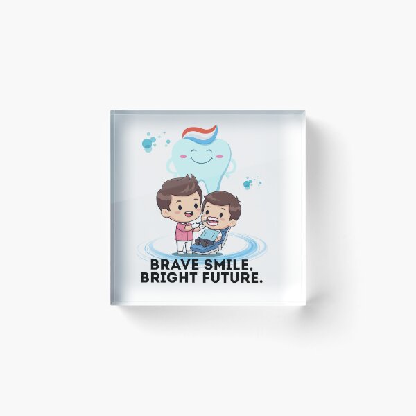 Item preview, Brave Smile Bright Future designed and sold by AhmadAnnaPrints.