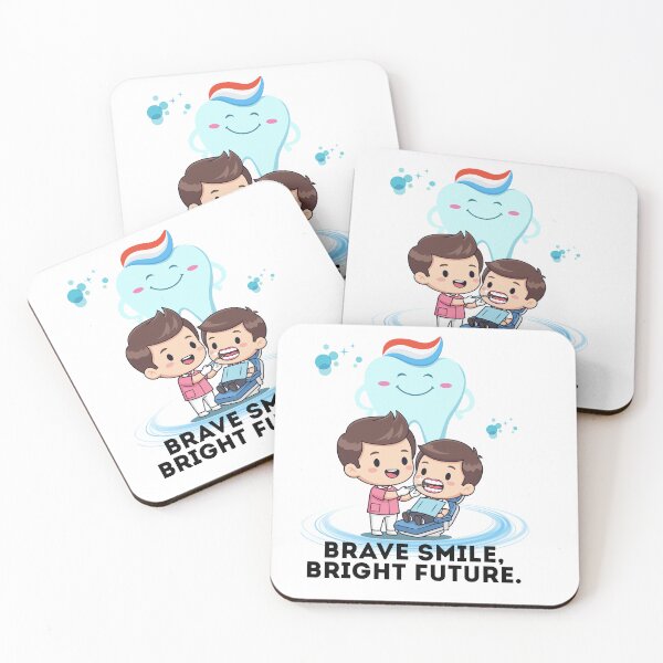 Item preview, Brave Smile Bright Future designed and sold by AhmadAnnaPrints.