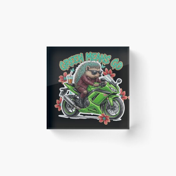 Item preview, Green Means Go - Ninja Boba Tea Ride designed and sold by Hellulandia - no nää ny vaa o tämmöne.