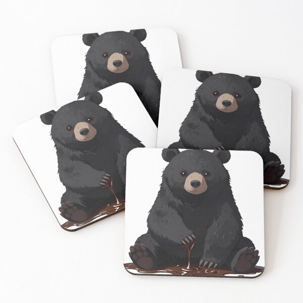 Item preview, Black Bear Dark Cocoa Claw designed and sold by IllumeInk.