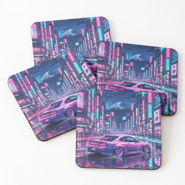 Item preview,  Rainy Tokyo Neon Cityscape designed and sold by mattewjoilen.