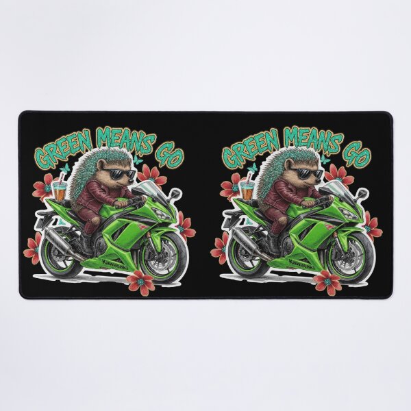 Item preview, Green Means Go - Ninja Boba Tea Ride designed and sold by Hellulandia - no nää ny vaa o tämmöne.