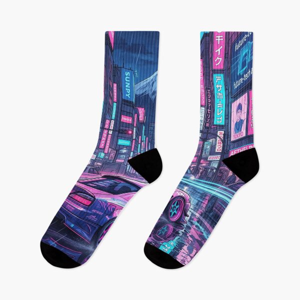 Item preview,  Rainy Tokyo Neon Cityscape designed and sold by mattewjoilen.
