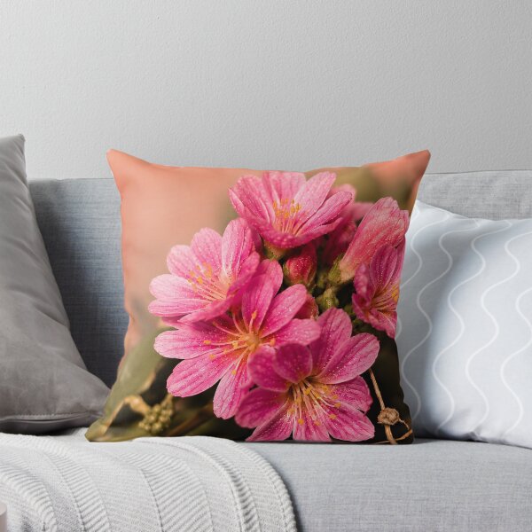 Item preview, Pink Lewisia Cotyledon – Fine Art Botanical Photography designed and sold by ViolafleurViolett.